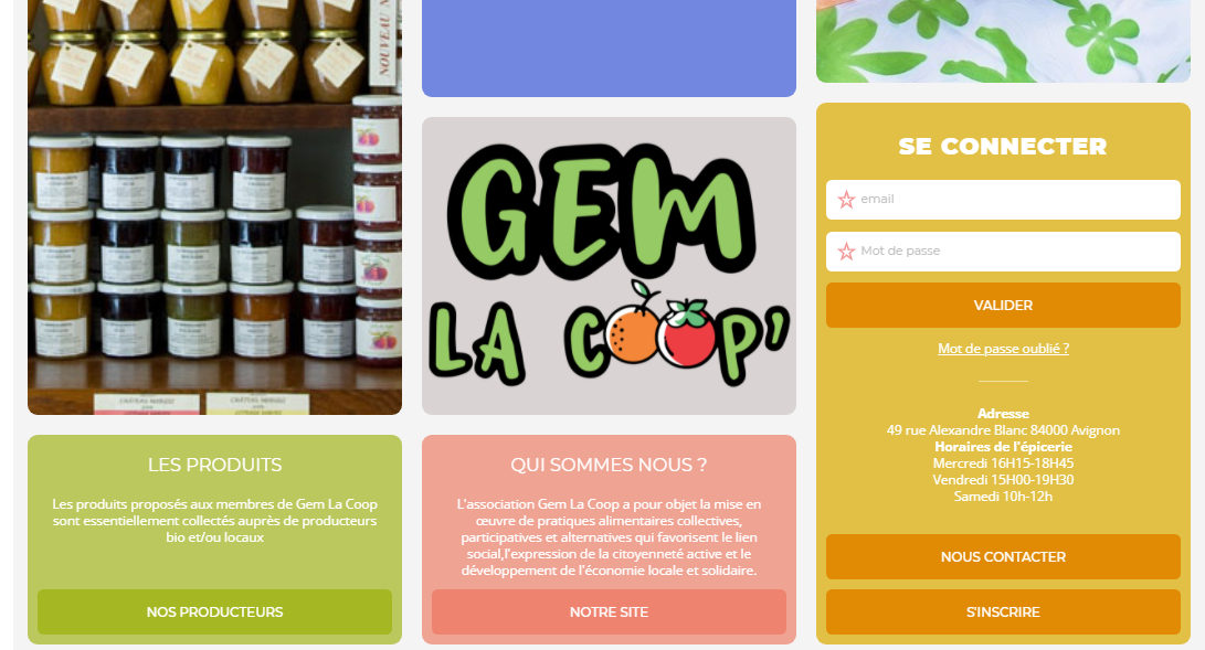 GEM LA COOP : l'épicerie solidaire et associative avignonnaise fête sa première bougie, interview et informations